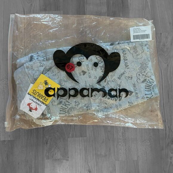 Appaman Peanuts Sparkle Cloud Jogger Pants  Graphic Comic Kids Size 7 - Picture 3 of 5
